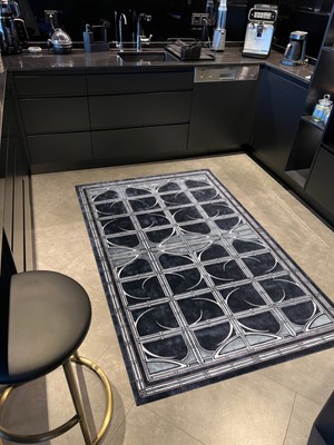 Rugs Modern mira  1072 Geometik Desen Gri Dokuma Taban Halı