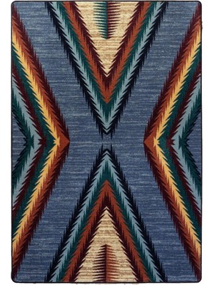 Rugs Modern mira  1042 Geometrik Desen Çok Renkli Dokuma Taban Halı