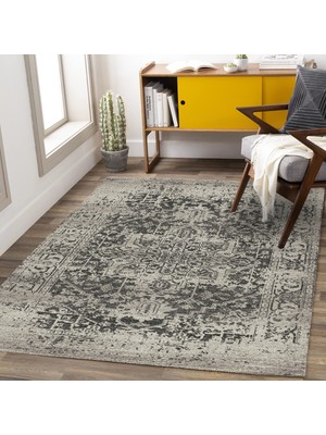 Rugs Modern Mira Vintage 2116 Gri Bej Otantik Dokuma Taban Halı