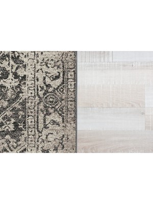 Rugs Modern Mira Vintage 2116 Gri Bej Otantik Dokuma Taban Halı