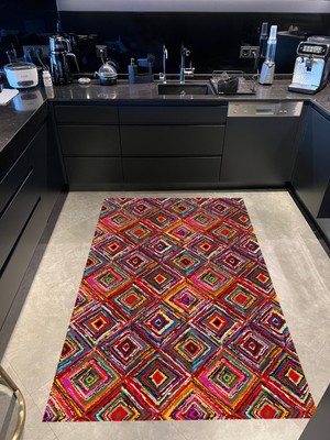 Rugs Modern mira 1064  Soyut Tema Çok Renkli Dokuma Taban Halı