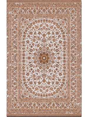 Rugs Modern mira 2108 Vintage Eskitme Bej ve Kahverengi  Dokuma Taban Halı