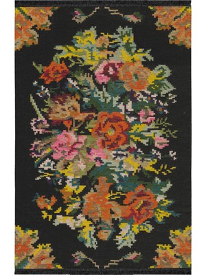 Rugs Modern mira 932 Karabağ Desenli Vintage Çok Renkli Dokuma Taban Halı