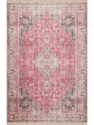 Rugs Modern Mira Red 2102 Vintage Tarz Bordo Dokuma Taban Halı