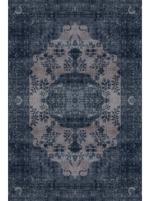 Rugs Modern Mira Ar 2100  Vintage Klasik Lacivert Halı 150X230