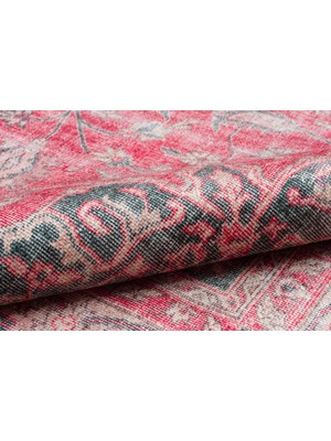 Rugs Modern Mira Red 2102 Vintage Tarz Bordo Dokuma Taban Halı