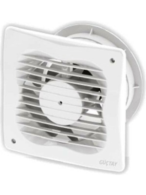 Güçtay GPE15 Wc-Banyo Fanı 300M3 15cm Sessiz Çalışma Özelliği ile 300 m3/saat Emiş