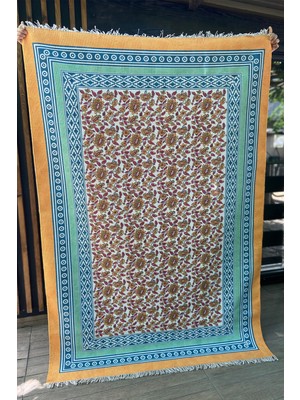 Rugs Modern Bahama Çok Renkli Otantik Çiçek Desenli Kilim 302