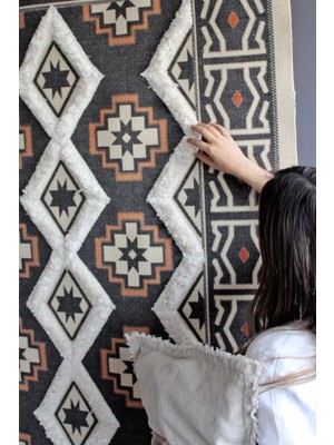 Rugs Modern Rustik 4032 Etnik ve Geometrik Desen Kilim