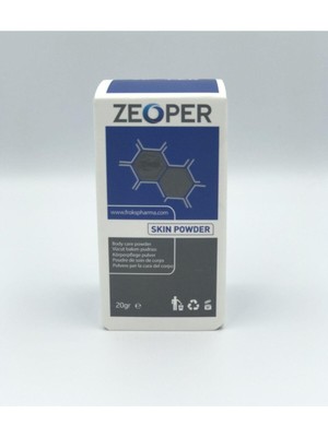 Zeoper Vücut Bakım Pudrası Doğal İçeriklerle Cilt İçin Hafif Beyaz 250 g