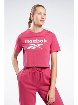 Reebok Rı Bl Crop Tee Pembe Kadın Kısa Kol T-Shirt