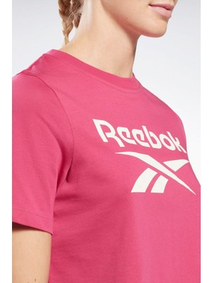 Reebok Rı Bl Crop Tee Pembe Kadın Kısa Kol T-Shirt