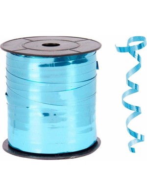 Kikajoy Parlak Metalik Açık Mavi Rafya 200