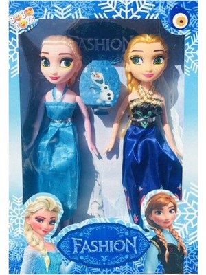Frozen Bedav  Oyuncakcı Anna ve Elsa Bebek 2'li 23 cm #cry# #lol#