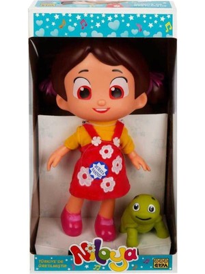 Erpa Niloya Et Bebek Sevimli Çiçekli Elbisesiyle 32 cm Niloya Temalı Eğlenceli Oyun Arkadaşı