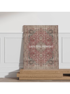 Rugs Modern Rugs Vintage Temalı Kanvas Tablo Live The Moment 112 Sağlıklı Malzeme ile Şık Dekorasyon