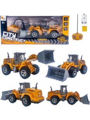 Duman Uzaktan Kumandalı Şarjlı Dozer Iş Makinesi 4 Fonksiyonlu