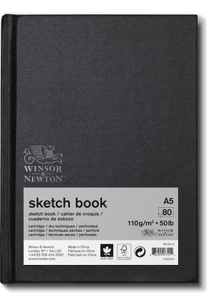 Fabriano Sketchbook 14.8x21cm 110gr / m² 80 sheets with spiral
