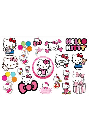 Ceres Kuromi Sanrio Sticker Set - 4 Sayfa 86 Adet Etiket