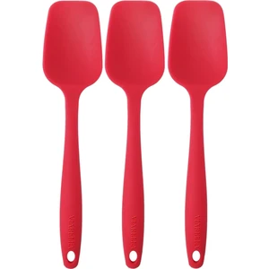 Büyük Boy Silikon Yassı Kaşık 3lü Set