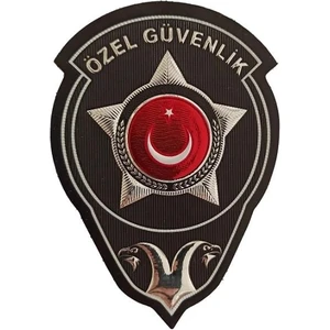 Özel Güvenlik Göğüs Arması 3D Yeni Tip Özel Güvenlik