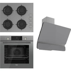 Flowart  Serisi Gri Set (CS208 + QMS63CPR +D082 )