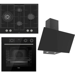 Steamart&fryart Serisi Buharlı Pişirme Siyah Set (ED075 + XE64CS +D077 )