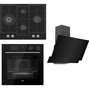 Steamart&fryart Serisi Buharlı Pişirme Siyah Set (ED075 + XE64CS +D063 )