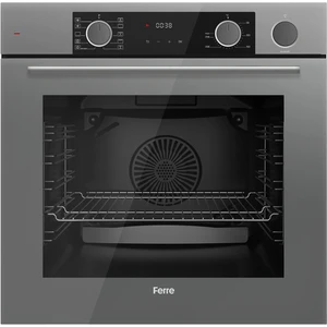 XE64CPR Steamart&fryart Serisi Buharlı Pişirme Gri Ankastre Fırın (0+10 Konum)