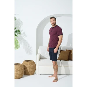 9009 Erkek Yazlık Şortlu Pijama Takım