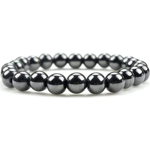 Hematit Doğal Taş Erkek Bileklik