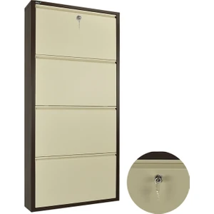 4lü Metal Ayakkabılık