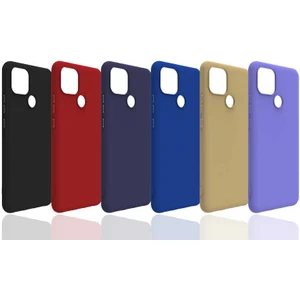 Realme C25Y Kılıf Mat Silikon Kapak