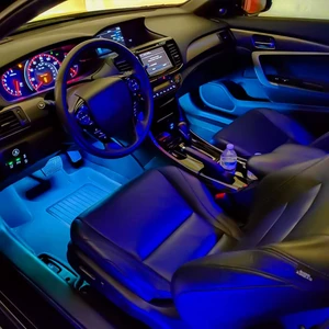 Renault Megane 2 Sese Duyarlı Ayak Altı LED Aydınlatma Kumandalı Rgb