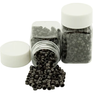 Rüyam Satış Koyu Kahve Kutu Boncuk 500 Adet Saç Kaynak Boncuğu