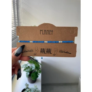 Planet Butik Mavi Boncuk Otantik Halhal
