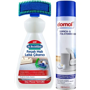 Koltuk Leke Temizleyici Sprey ve Beckmann Fırçalı Halı Leke Çıkarıcı