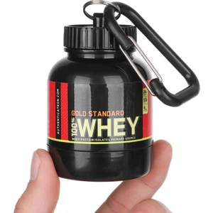 Gymsmart Mini Protein Tozu Kabı Karabina Kanca Aparatlı 100 ml