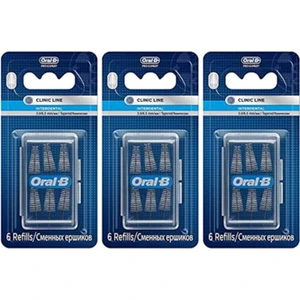 Interdental Arayüz Fırçası Yedek 6'lı 3.0/6.5mm x 3