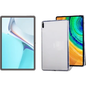 Huawei Matepad 11 (2021) Şeffaf Silikon Kılıf + Nano Cam Ekran Koruyucu