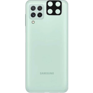 Samsung Galaxy M22 Uyumlu Kamera Lens Koruyucu Tam Kaplayan Kavisli Kamera Lens Koruyucu