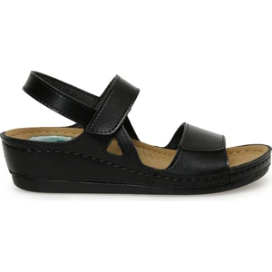 162567.Z3FX Siyah Kadın Comfort Sandalet