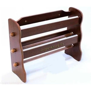 Şık Kullanışlı 3 Katlı Setüstü Ahşap Folyo Streç Kağı Havluluk