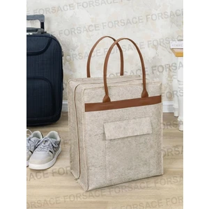 Deri Kapaklı Lüx Ayakkabı Saklama Çantası