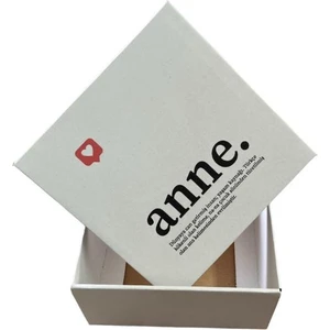 Koli Kolay Anneler Günü Anne Yazılı Hediye Kutusu 17x17x9cm