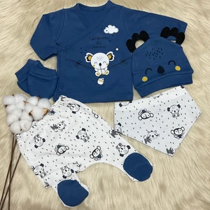 Yeni Sezon 5li Cute Kuala Yeni Doğan Hastane Çıkışı Zıbın Seti