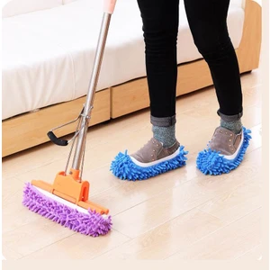 Cleantidy Paspas Mop Terlik Ayak Aparatı Çifti Lastikli Universal Ölçü