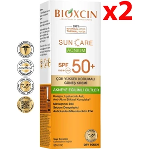 Sun Care Akneye Eğilimli Ciltler Için Güneş Kremi SPF50+ 50 ml - 2 Adet