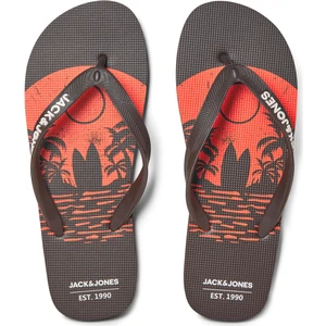 Jack & Jones Surf Flıp Flop Erkek Kahverengi Terlik 12230644-15