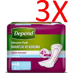 Depend Mesane Pedi 8'li x 3 Adet